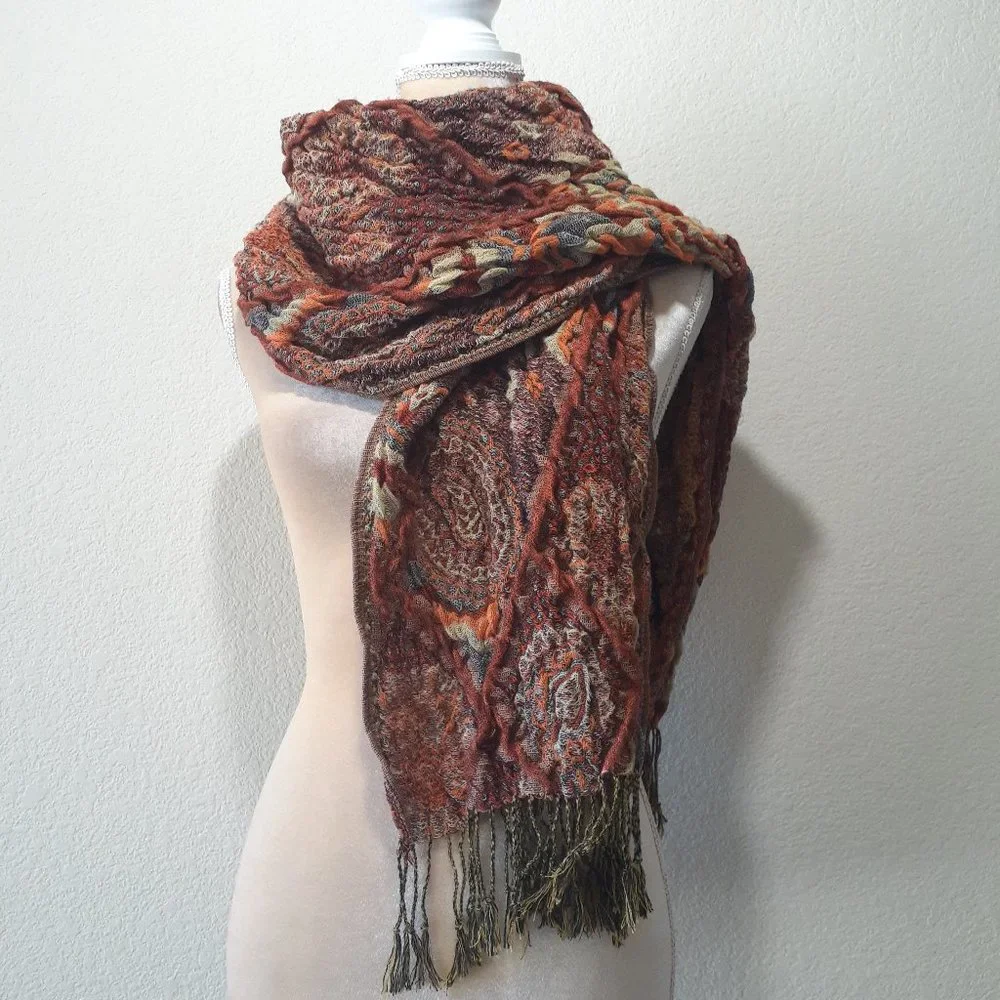 Textured Knit Scraf